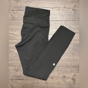 Lululemon Fast & Free 25” Nulux Leggings Size 6 Graphite Gray